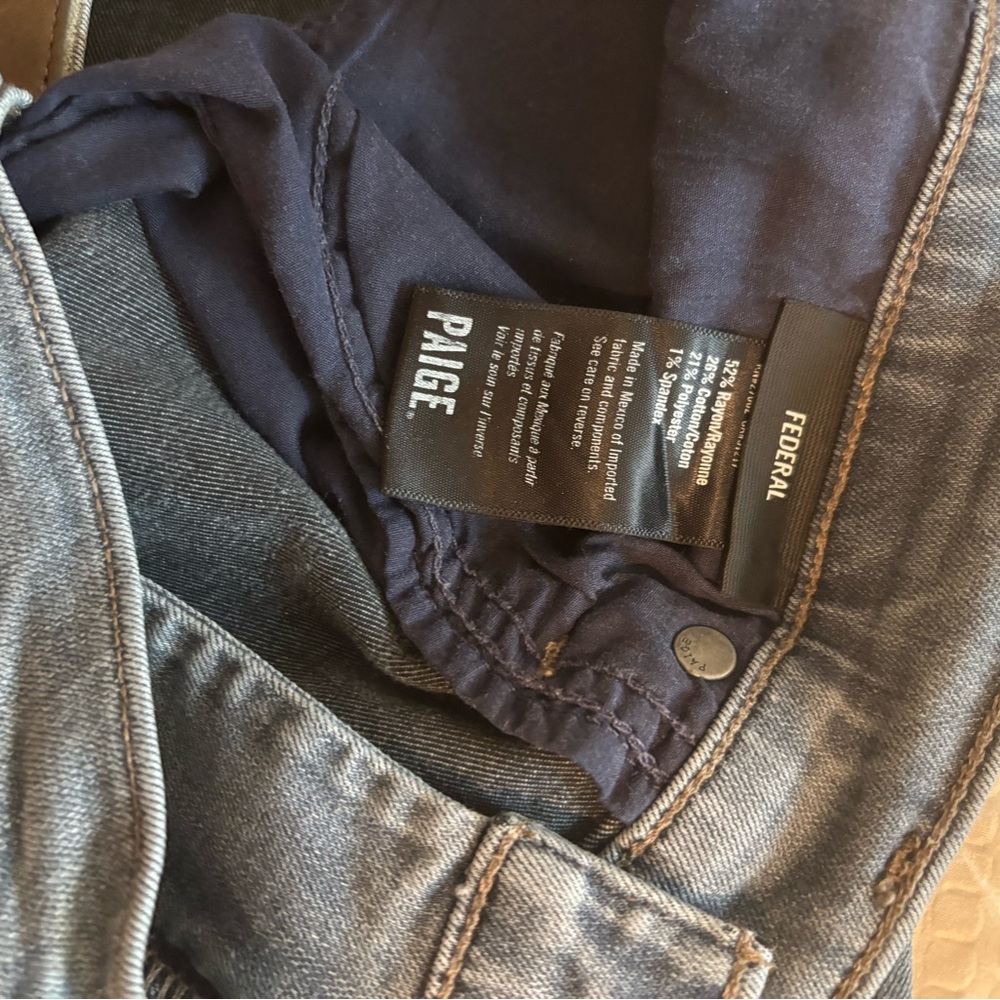 PAIGE Federal Slim Straight Men’s Jeans 31x31 Indigo